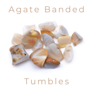 Agate Banded Tumbles (250 grams)