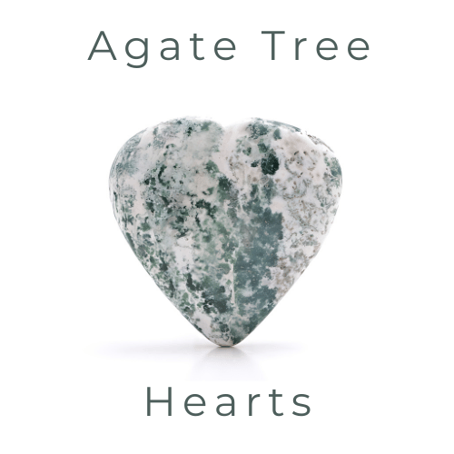 Agate Tree Hearts