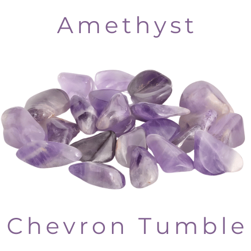 Amethyst Chevron Tumbles