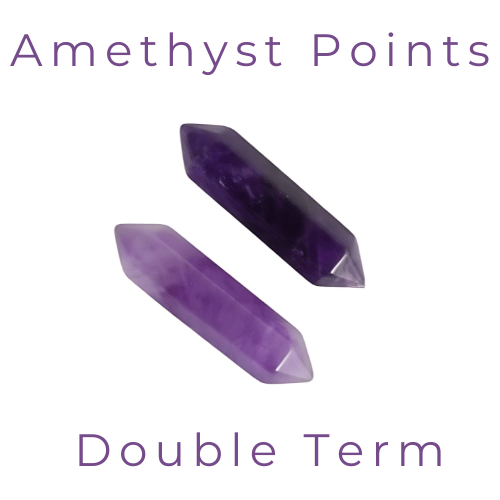 Amethyst Double Terminated Mini Points
