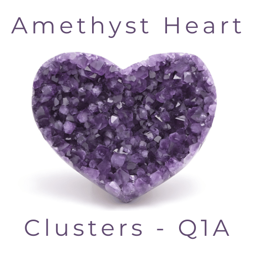 Amethyst Heart Clusters – Q1A