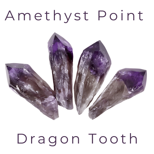 Amethyst Laser Point Dragon Tooth – Large