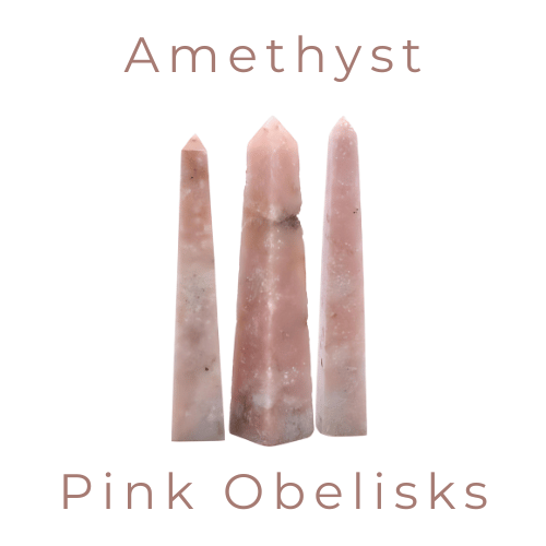 Amethyst Pink Obelisks