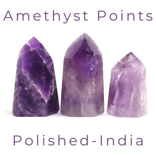 Amethyst Polished Points – India