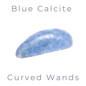 Blue Calcite Curved Wands