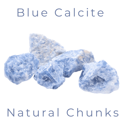 Blue Calcite Natural Chunks