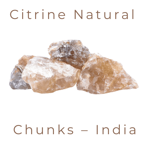 Citrine Natural Chunks – India