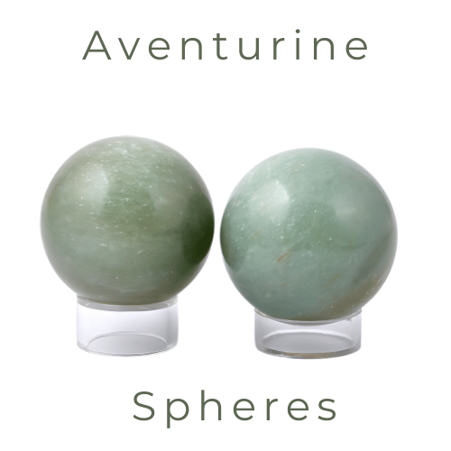 Green Aventurine Spheres