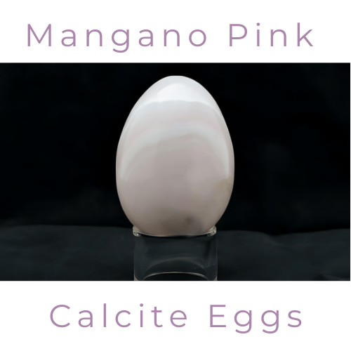 Mangano Pink Calcite Eggs