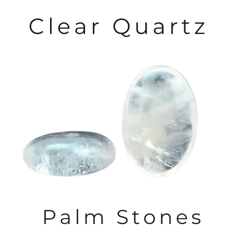 Clear Quartz Palm Stones