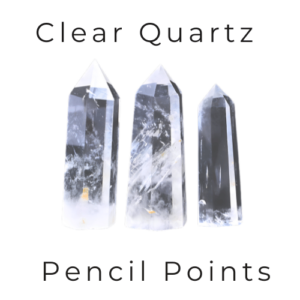 Clear Quartz Pencil Points