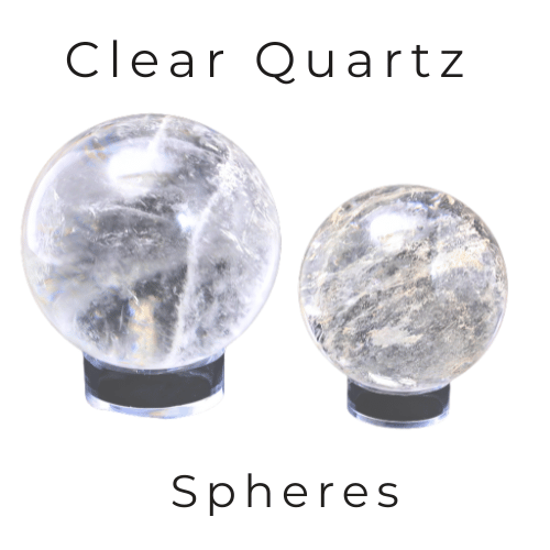 Clear Quartz Spheres