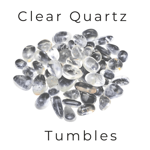 Clear Quartz Tumbles – Q1A