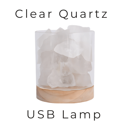 Clear Quartz USB Lamp