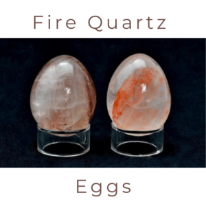 Fire Quartz Eggs