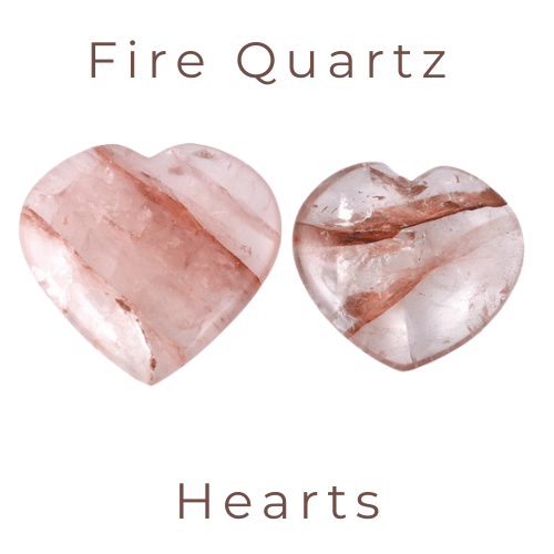 Fire Quartz Hearts