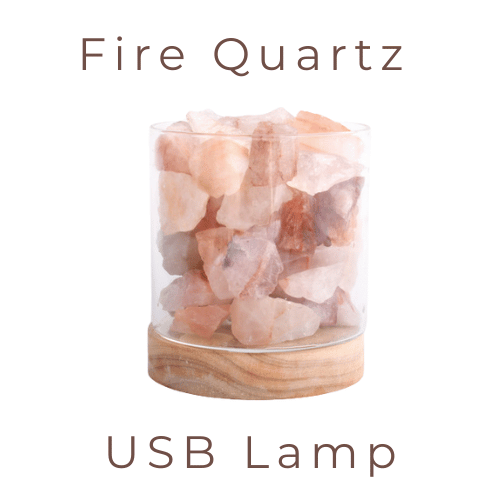 Fire Quartz USB Lamp