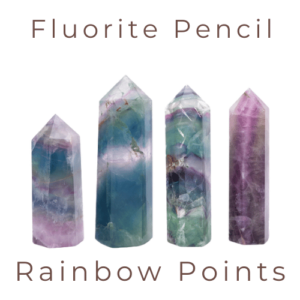 Fluorite Pencil Points – Rainbow
