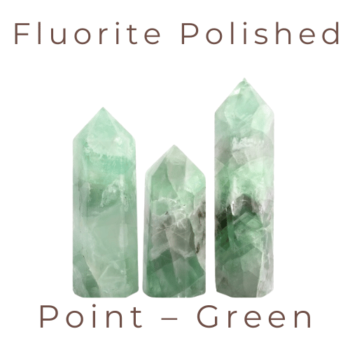 Fluorite Polished Point – Green